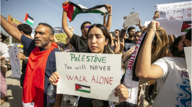 Dünya'dan Filistin'e destek gösterisi