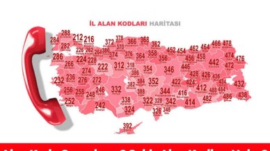 Alan Kodu Sorgulama? Şehir Alan Kodları Neler?