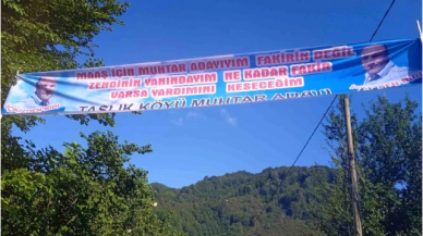 Sosyal medyada gündem olmuştu! Muhtarın astığı afiş başına iş aştı