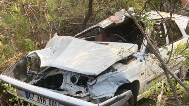 Alanya'da uçuruma uçan otomobildeki Fatma Güney öldü