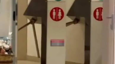 Bu tuvalete giden yanar! İstanbul'daki AVM'de tuvalet ücreti şoke etti