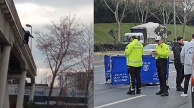 Esenler'de üst geçitten atladı otomobil çarptı. Hatice Atan öldü