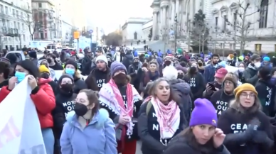 ABD'de Biden ve  Gazze protestosu!