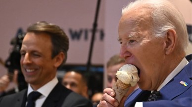 Joe Biden'ın dondurma yerken yaptığı Gazze açıklamasına tepki yağıyor!