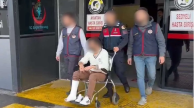 Denizli'de firari zehir taciri 5. kattan çarşafla kaçmaya çalıştı!