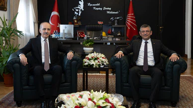 Özgür Özel ile Numan Kurtulmuş görüştü: Anayasa'da yenilik için ilk adım