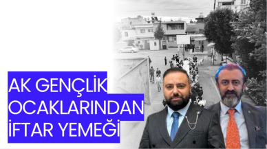 Ak Gençlik Ocakları'ndan İftar Yemeği