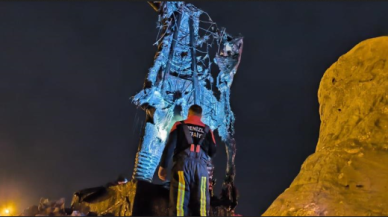 Milli Mücadele kahramanı Köpekçi Nuri Efe'nin heykeli kundaklandı!