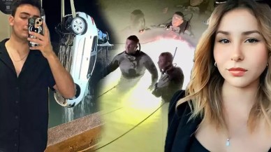 Dalaman'da kanala düşen araçtaki Astsubay Samet Doymuş ve Kübra Demirkol öldü