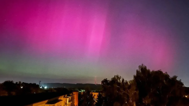 Büyük güneş patlaması sonrası  Kuzey Işıkları Türkiye'de de görüldü!
