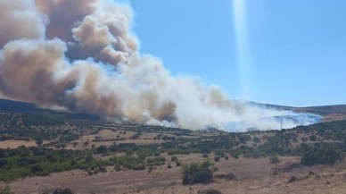 Çanakkale'de cigerimiz yanıyor. Evlere dayandı mahalle boşaltıldı