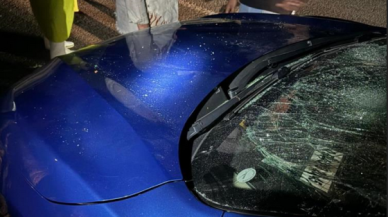 Samsunda trafikte kavga: Yanlarında bebeği olan aileye saldırdılar!