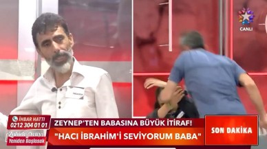 Bir baba,  canlı yayında kızını dövdü! Türk aile yapısına bu mu yakışıyor?