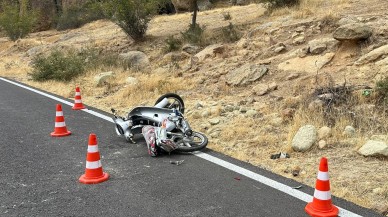 Uşak'ta devrilen motosikletteki amca çocukları Ali Erkorkmaz ve Ensar Erkorkmaz öldü