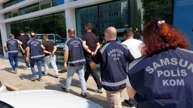Samsun’da haraç isteyen çete çökertildi: 7 gözaltı