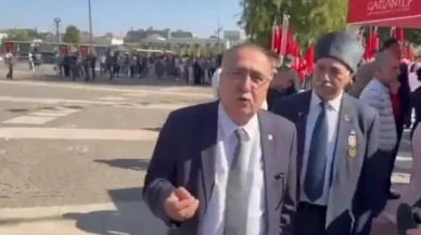 Zafer Bayramı'nda gazileri öfkelendiren görüntü: "Atatürk yerine bu neyin nesi!"