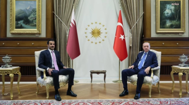 Cumhurbaşkanı Erdoğan Katar Emiri ile görüştü