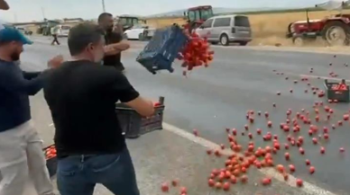 Kahramanmaraş'ta çiftçiler eylem yaptı!