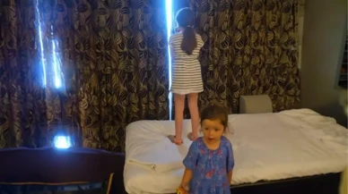 Bir aile otel odasının penceresinin açıldığı yeri görünce şoke oldu!