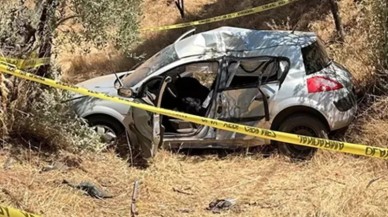 Aydın'da köpeğe çarpmamak için kaza yapan otomobildeki Mehmet Yeşil ve Hamit Görgülü öldü