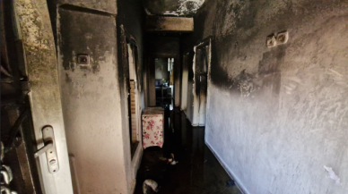 Eşyalarını almaya geldiği evi ateşe verdi: Alevlerin arasında kalarak ağır yaralandı