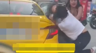 Esenyurt'ta kadınların saç başa kavgası sosyal medyada gündem oldu!