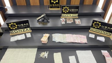 Uşak'ta uyuşturucu operasyonu: 9 şüpheli tutuklandı