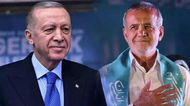 Cumhurbaşkanı Erdoğan Pezeşkiyan'ı Türkevi'nde ağırladı