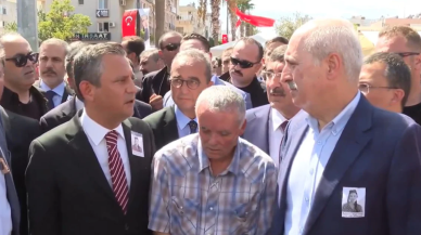 Ayşenur Ezgi Eygi'nin cenaze töreninde gerginlik! Özgür Özel ve Numan Kurtulmuş karşı karşıya geldi