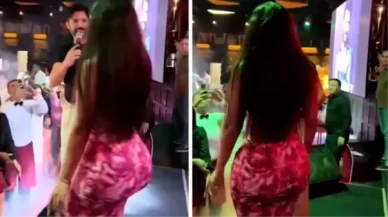 Ünlü şarkıcı Yusuf Güney,  fotoğraf çektirmek isteyen kadını sahneye çıktığına pişman etti