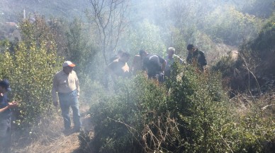 Evinin önünde yaktığı ateş,  yangına sebep oldu