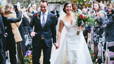 ABD'li gelin,  Türk geleneklerine uygun düğünle evlendi