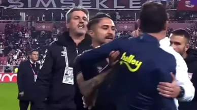 Fenerbahçe-Samsunspor maçında gerilim: Mert Hakan Yandaş sahaya girdi!