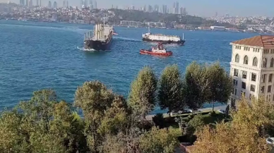 İstanbul Boğazı'nda iki yük gemisi çarpıştı!