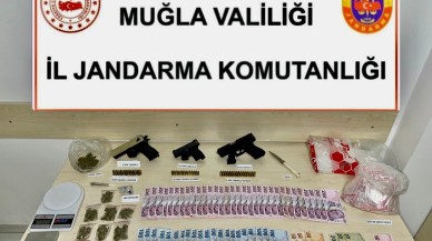 Muğla'da kiralık villada uyuşturucu baskını: 6 gözaltı