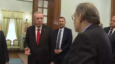 Atatürk'ün fotoğrafını gören Erdoğan,  Murat Bardakçı'ya döndü: Hala konuşuyorlar ya!