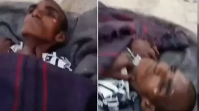 Öldü denilen adam,  cenazesi yakılmak üzereyken dirildi