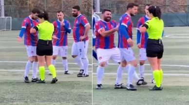 Amatör Lig'de şok: Kadın hakeme saldırı girişimi!