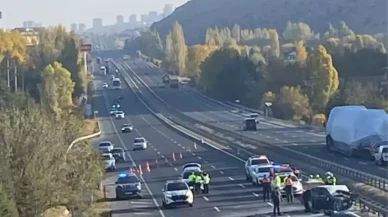 Ankara-Eskişehir yolunda feci kaza: Ters öne giden araç can aldı 3 ölü 2 yaralı