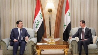 Irak Başbakanı Sudani ile Esad bir araya geldi