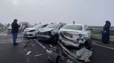 Diyarbakır-Elazığ kara yolunda 13 aracın karıştığı  zincirleme kazada  9 Yaralı!