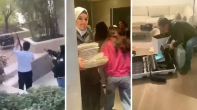 Suriye’de tarihi anlar: Esad’ın cumhurbaşkanlığı sarayı halk tarafından yağmalandı!