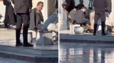Türkiye'nin konuştuğu isim cami bahçesinde abdest alırken görüntülendi