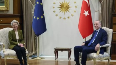 Erdoğan,  AB Komisyon Başkanı ile Beştepe'de bir araya geldi
