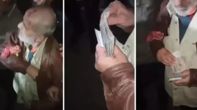 21 yıl sonra Esad'ın hapishanesinden çıkan Türk para dağıttı