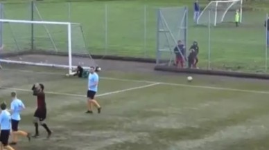 Amatör maçta atılan çalım sonrası teknik direktörden çıldırtan karar!