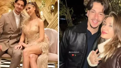 Trabzonspor'un yıldızı Enis Destan nişanlandı: Annesi geline demediğini bırakmadı