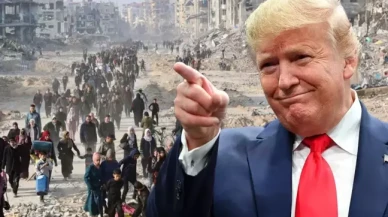 Donald Trump:"1 milyon Filistinli başka ülkelere yerleştirilmeli."