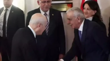 DEM Parti heyeti,  MHP lideri Devlet Bahçeli ile görüştü