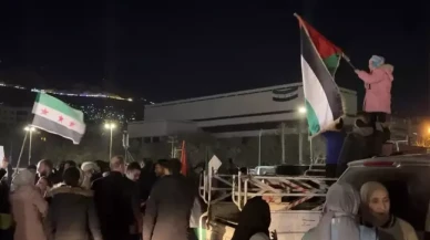 Gazze'deki ateşkes anlaşması Suriye'de coşkuyla kutlandı